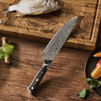 Cuchillo de Acero de Damasco